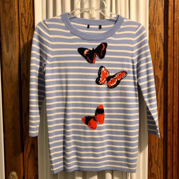 J. Crew Merino Tippi Butterfly Sweater - Picture 7 of 7